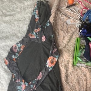 Floral Hoodie